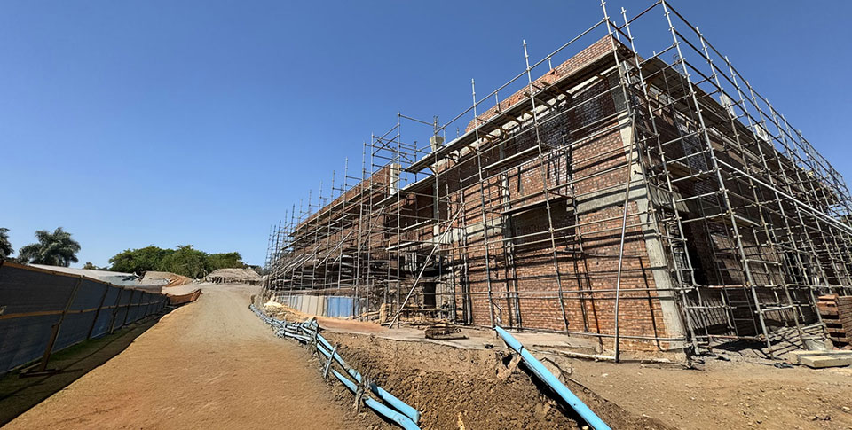 Scaffolding project by Rent a Scaffold in Harare