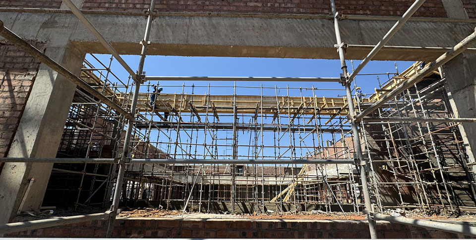 Scaffolding project by Rent a Scaffold in Harare