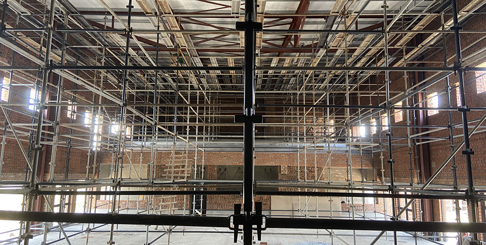 Scaffolding project by Rent a Scaffold in Harare