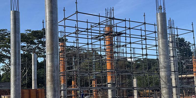 Scaffolding project by Rent a Scaffold in Harare